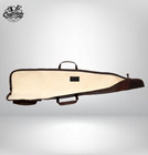 Full Grain Leather Shotgun Case Brown Padded Rifle Gun Slip Bag Handmade 32-52in