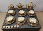 21pc Antique Japanese Meiji Period Signed Shimazu Satsuma Dragonware Tea Set   