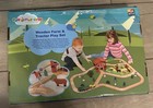 77pcs Wooden Train Set Toy Train For Boys   Girls With Wood Train Track Fits