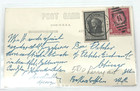 Vintage Rppc Haiti Petionville Street View Church Scene W  Stamps 1940s