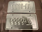 Connecticut License Plates First And Last In The Series - Sticker   Rear Plates