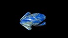 Gemstone 2 75  Lapis Lazuli Hand Carved Crystal Frog Sculpture  Crystal Healing