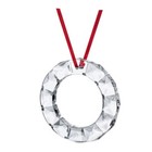 Baccarat 2019 Crystal Christmas Wreath Ornament Clear  2813037  Made In France