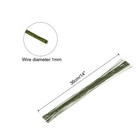 50 Pcs 20 Gauge 1mm  Floral Stem Wire 14 Inches Green Floral Wire For Flower