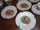 Antique Porcelain Child   s Tea Set Children Playing Swinging Animals Germany