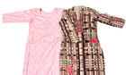 Printed Indian Stitched Tunic Top Fabric Sewing Dress Women Wrap Kurti Lot Of 2