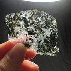 5 8cm Moss Agate Scenic Slice - Drilled Pendant 39