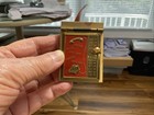 Vintage Gold Tone Metal Mini Address Book Athens Ga Rare