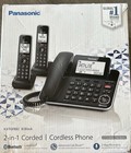 Panasonic Kx-tgf852b Corded Cordless Phone Answering System 2 Handsets New Ope B