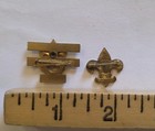 Vtg Bsa Boy Scout Jasm 3 Green Bars Pin   Tenderfoot Uniform Badge Lot 1930-40s