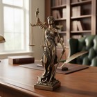 Lady Justice Statue 12 5 Inch Bronze Finish Cold Cast Bronze Sculpture