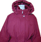 Weather Stoppers By Totes Womens Raspberry Pink Red Parka Coat Jacket Puffer  xl
