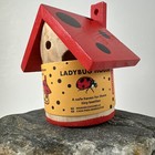 Kikkerland Little Ladybug House Outdoor Habitat New Organic Pest Control