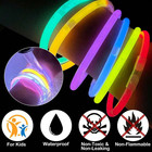 Glow Sticks Bracelets 8  Bright Glow Sticks Glow-in-the-dark Light-up Party Pack