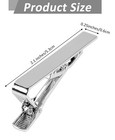  5p Tie Clips For Men  5 Different Classic Tie Bar  Stainless Steel Tie Clip 