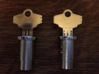 2-new Northwestern  Gumball Machine Top Locks And Keys