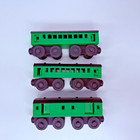 Wooden Railway Compatible Passenger Train   Luggage Car Custom