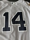 Starlin Castro Game Used 2017 New York Yankees Road Jersey 2 Hits Mlb Hologram