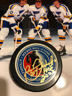 St  Louis Blues Bernie Federko  24 Signed Hall Of Fame Puck W  Hof 2002 Holo Coa