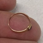 14k Gold Sapphire Baby Ring Equivalent To Or Close To Size 1  Weight  7 Grams