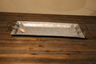 Galvanized Metal Tray Bundle Set Farmhouse Rustic Serving Table Centerpiece
