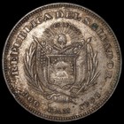 El Salvador - 1 Peso - 1908 - Km 115 1 - Item  2 - Silver  900 - 0 723 Asw