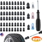 85pcs Tire Repair Rubber Nails Car Tyre Puncture Repair Screws W  Screwdriver Us