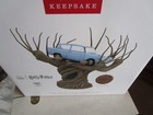 Hallmark Harry Potter Flying Ford Anglia In The Whomping Willow Tree Topper