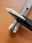 Pilot Elite Fountain Pen Sterling Silver 18k-750wg Nib-f H674-vintage 1974