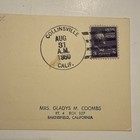 California-collinsville  Solano County  1876-1960  Last Day Cancel