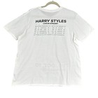 Harry Styles White Concert Graphic Tour Dallas 2017 Unisex T-shirt Large