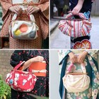 Furoshiki Patchin Black Walnut For Making Bag With Japanese Wrapping Cloth