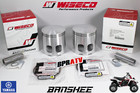 Banshee 521 Super Cub Pistons 72mm 10mm Cub Wiseco Racer Elite Coated Piston Set