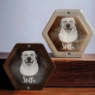 Custom Pet Hair Keepsake First Christmas Gift  Dog Portrait Gift  Pet Loss Gifts