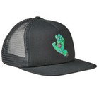 Santa Cruz Obscure Screaming Hand Skateboard Snapback Trucker Hat Black