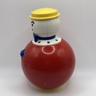 Vintage Retro Ambi Toys Clown Pop Up Ball Red Jack In The Box Made In Holland
