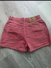 Calvin Klein Vintage Women   s Chino Cotton Shorts Red Size 11 Or Medium