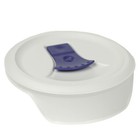 Corningware Fm-22-vpc 20oz French White Round Soup Mug Pop-ins Vented Lid -   