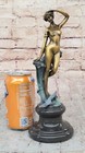 Original Bronze Sculpture Signed Milo Abstract Female Nude Artwork Gift Figurine