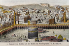 Mecca Saudi Arabia C  1890 Antique Engraved View 19th Century