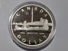 1984 Canada Toronto Sesquicentennial Commemorative Silver Dollar Ogp Box Coa