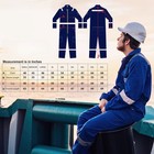 Work Wear Jump Suit Black Overall Safety Coverall Mechanics Protective Uniform