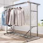 Garment Rack Clothing Rack Heavy Duty Rolling Clothes Drying Rack 1000 Lbs Large