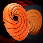Naruto Akatsuki Tobi Uchiha Mask Helmet Anime Costume Prop Size 9 5  X 6 5 