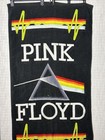 Pink Floyd Beach Bath Towel Dark Side Of The Moon Black 1982 Ra Briggs Vintage