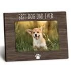 Dog Dad Gifts 4x6 Picture Frame  Best Dog Dad Ever Photo Frame For Desk Color-1