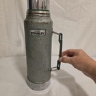 Aladdin Stanley Vintage Thermos A-944c Quart 100 Cup No  11 Stopper Green Steel