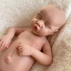 18 11 Inch Silicone Reborn Baby Lifelike Painted Newborn Girl Lifelike Doll