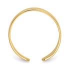 10k Yellow Gold Mill Grain Adjustable Toe Ring Womens Jewelry