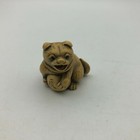 Netsuke Puppy Dog W ball Toggle Amazing Japanese Markings Figurine Pms Signed